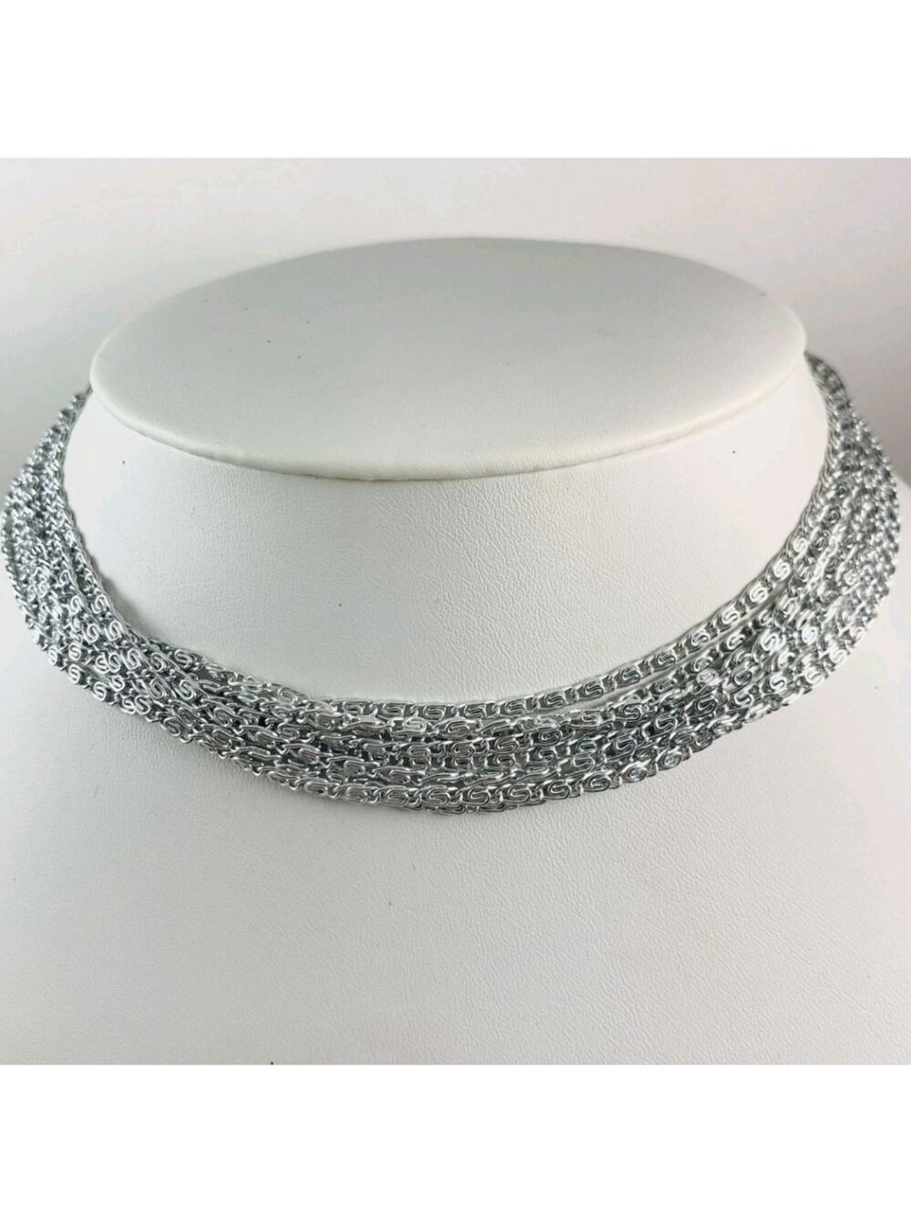 1960s Vintage Signed Sarah Coventry Silvertone Necklace